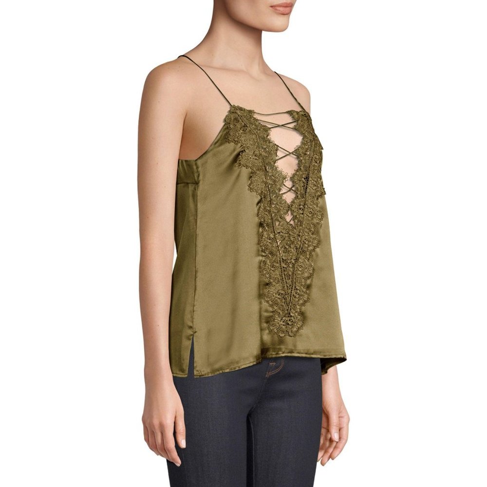 100% NWT ✨ Cami NYC reversible Charlie silk top - Picture 4 of 14